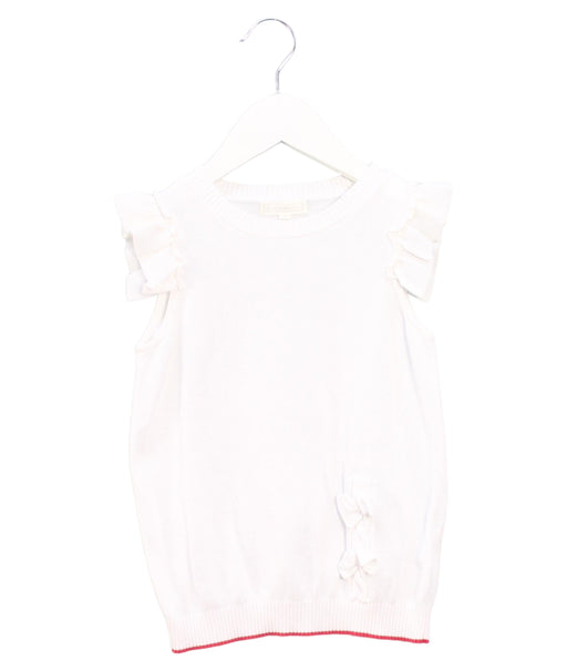 A White Sleeveless Tops from Nicholas & Bears in size 6T for girl. (Front View)