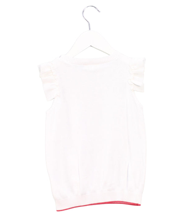 A White Sleeveless Tops from Nicholas & Bears in size 6T for girl. (Back View)