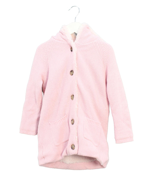 A Pink Cardigans from Seed in size 4T for girl. (Front View)