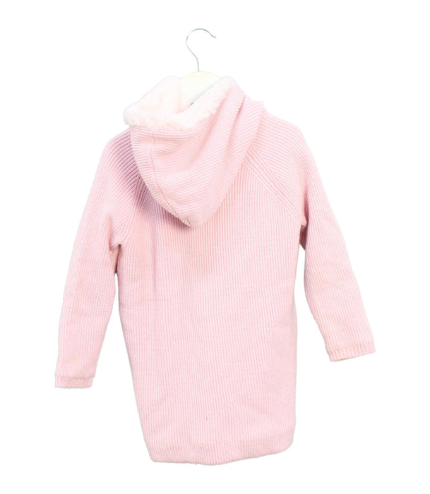 A Pink Cardigans from Seed in size 4T for girl. (Back View)