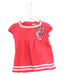A Red Short Sleeve Dresses from Chickeeduck in size 12-18M for girl. (Front View)