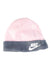 A Pink Beanies from Nike in size 0-3M for girl. (Front View)
