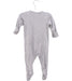 A Grey Onesies from Mori in size 0-3M for boy. (Back View)