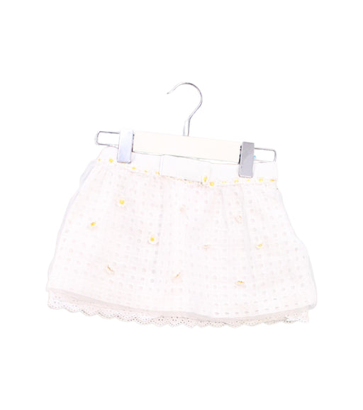 A White Short Skirts from Nicholas & Bears in size 12-18M for girl. (Front View)
