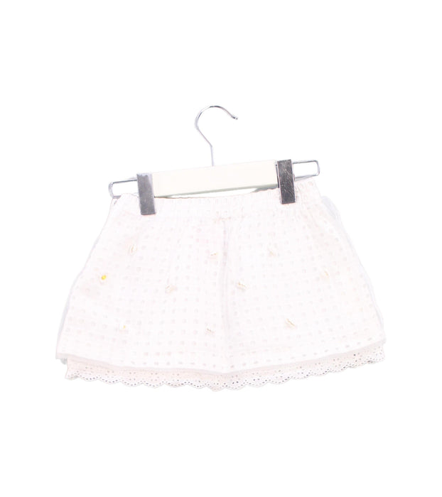 A White Short Skirts from Nicholas & Bears in size 12-18M for girl. (Back View)