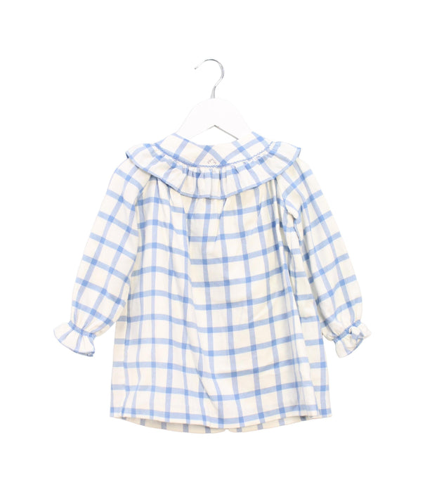 A White Dress Sets from Nanos in size 18-24M for girl. (Front View)