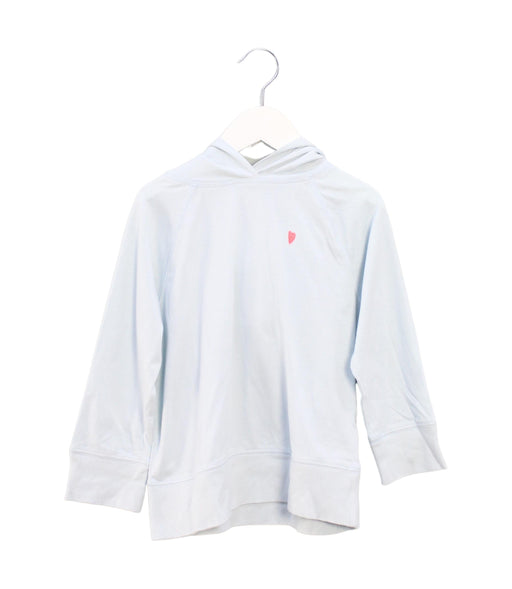 A Blue Sweatshirts from Crewcuts in size 4T for girl. (Front View)