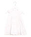 A White Sleeveless Dresses from Petit Bateau in size 6-12M for girl. (Front View)