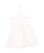 A White Sleeveless Dresses from Petit Bateau in size 6-12M for girl. (Back View)