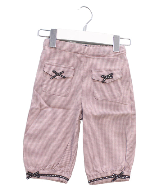 A Red Casual Pants from Lili Gaufrette in size 12-18M for girl. (Front View)