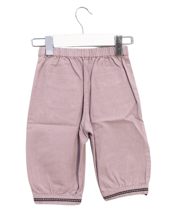 A Red Casual Pants from Lili Gaufrette in size 12-18M for girl. (Back View)