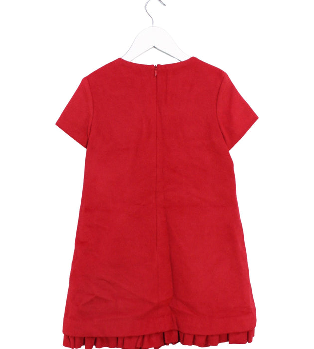 A Red Short Sleeve Dresses from Nicholas & Bears in size 8Y for girl. (Back View)