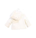 A Ivory Coats from Janie & Jack in size 6-12M for girl. (Back View)