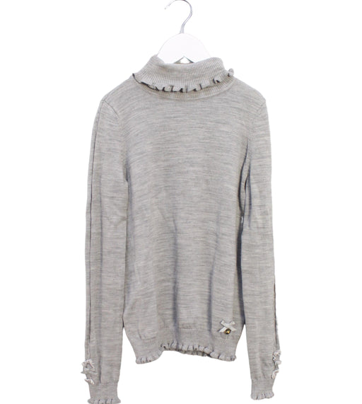 A Grey Knit Sweaters from Nicholas & Bears in size 12Y for girl. (Front View)