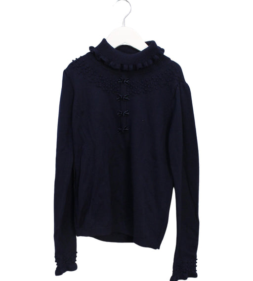 A Navy Knit Sweaters from Nicholas & Bears in size 12Y for girl. (Front View)