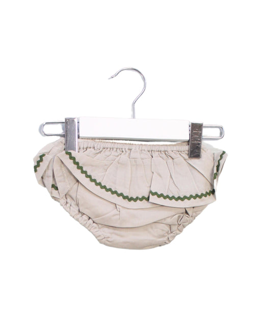 A Grey Bloomers from Les Enfantines in size 6-12M for girl. (Front View)