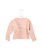 A Pink Cardigans from Les Enfantines in size 6-12M for girl. (Back View)