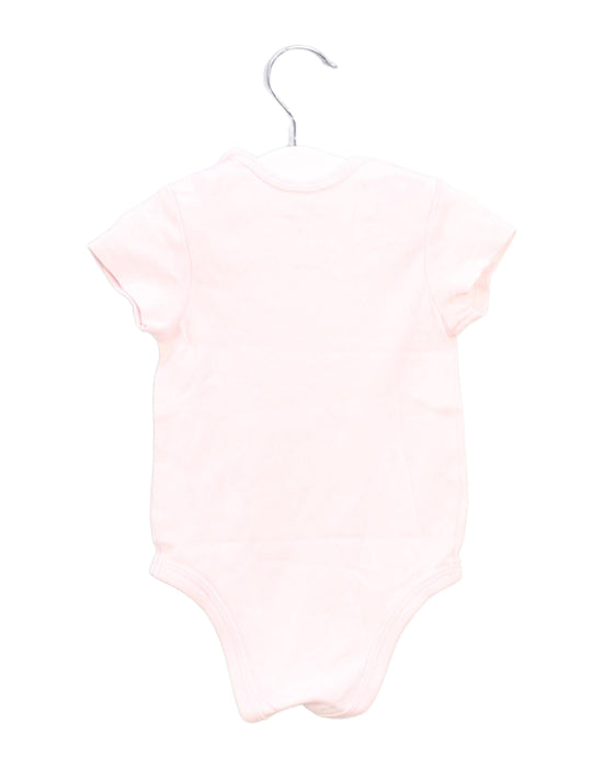 A Pink Short Sleeve Bodysuits from Mamas & Papas in size 3-6M for girl. (Back View)