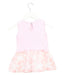A Pink Sleeveless Dresses from Gingersnaps in size 6-12M for girl. (Back View)