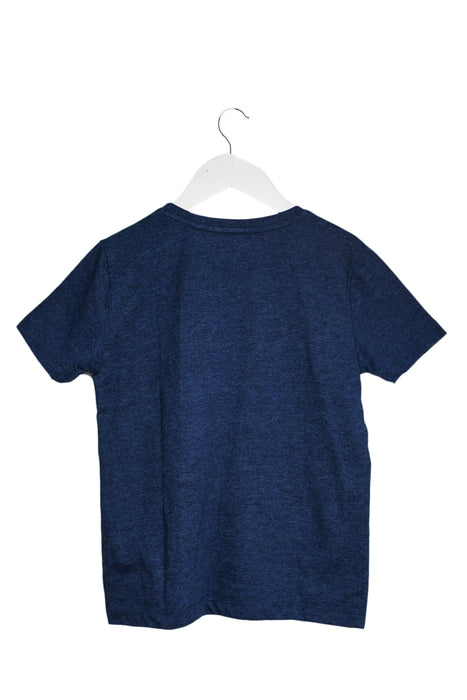 A Navy Short Sleeve T Shirts from Johnnie b in size 6T for girl. (Back View)