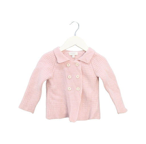 A Pink Cardigans from Olivier London in size 12-18M for girl. (Front View)