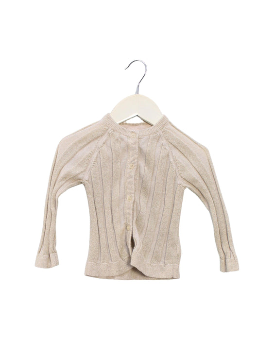 A Gold Cardigans from Velveteen in size 2T for girl. (Front View)