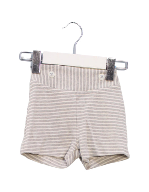 A Grey Shorts from Natures Purest in size 3-6M for boy. (Front View)