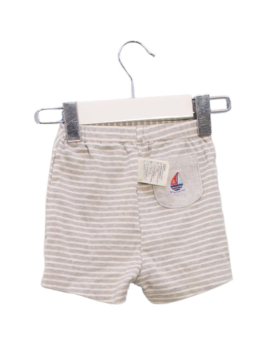 A Grey Shorts from Natures Purest in size 3-6M for boy. (Back View)