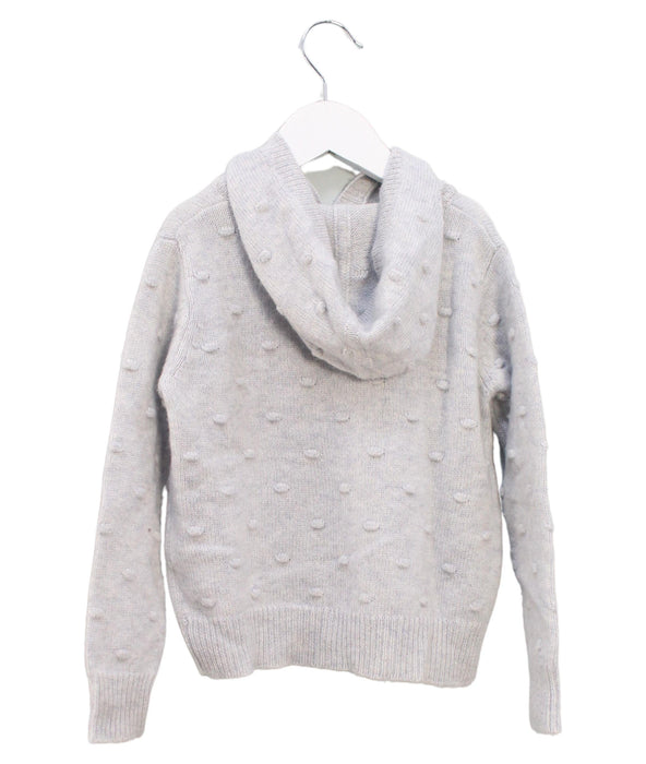 A Grey Cardigans from Mika & Milo in size 3T for girl. (Back View)