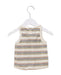 A Beige Sleeveless Tops from Quincy Mae in size 6-12M for girl. (Back View)