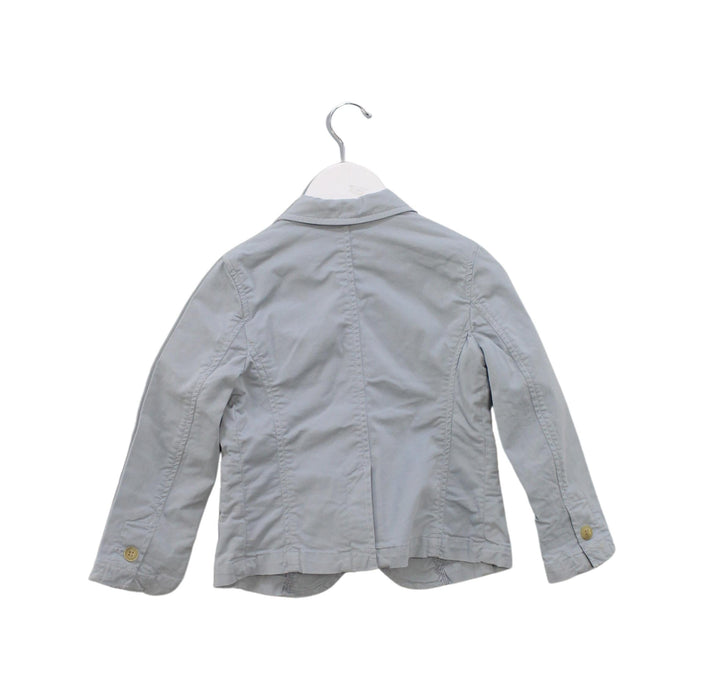 A Blue Blazers from Bonpoint in size 4T for boy. (Back View)