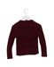 A Red Knit Sweaters from Velveteen in size 4T for girl. (Back View)
