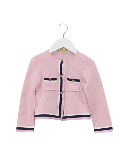 A Pink Cardigans from Nicholas & Bears in size 3T for girl. (Front View)