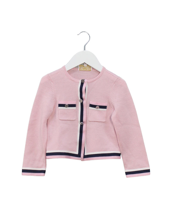 A Pink Cardigans from Nicholas & Bears in size 3T for girl. (Front View)