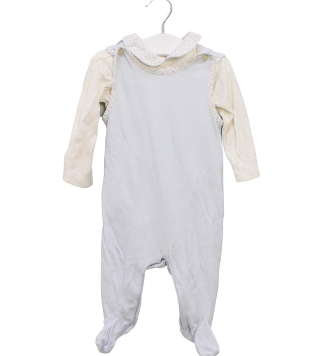 A Blue Long Sleeve Jumpsuits from Ralph Lauren in size 6-12M for boy. (Front View)