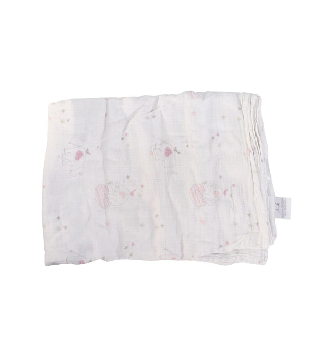 A White Swaddles from Aden & Anais in size O/S for girl. (Front View)