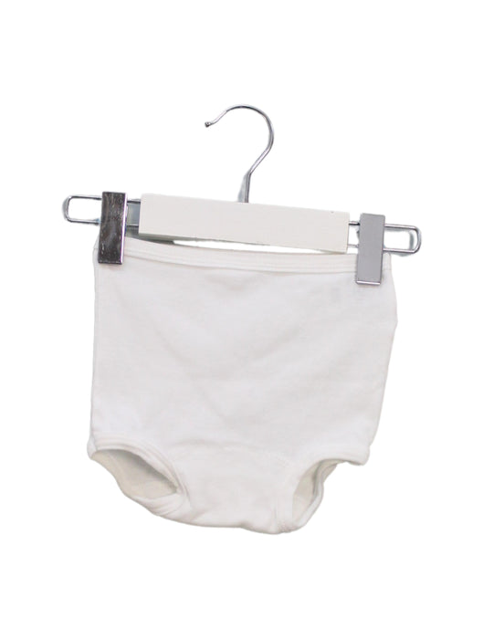 A White Bloomers from Petit Bateau in size 3-6M for boy. (Front View)