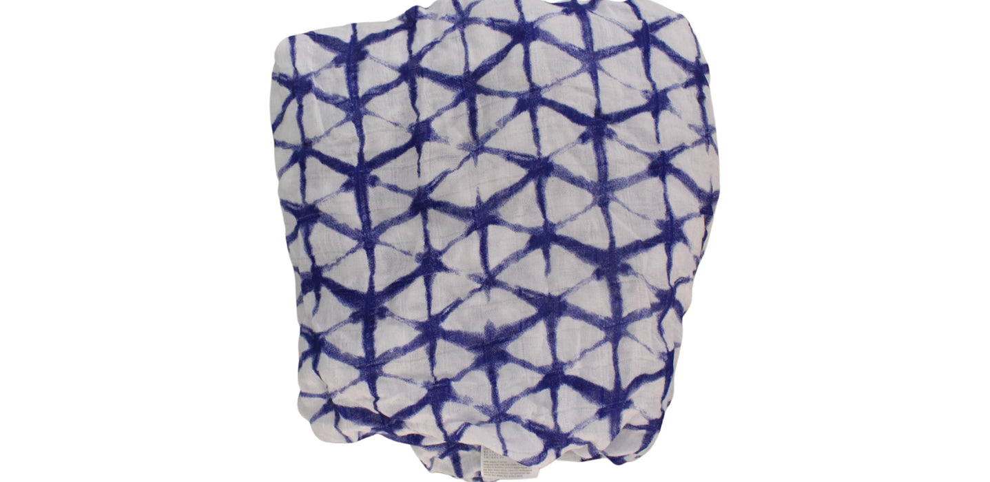 A Blue Swaddles from Aden & Anais in size O/S for neutral. (Front View)