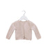 A Pink Cardigans from Bonpoint in size 6-12M for girl. (Front View)