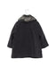 A Grey Coats from Kingkow in size 4T for girl. (Back View)