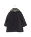 A Grey Coats from Kingkow in size 4T for girl. (Back View)