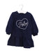 A Navy Sweater Dresses from Ralph Lauren in size 6-12M for girl. (Front View)
