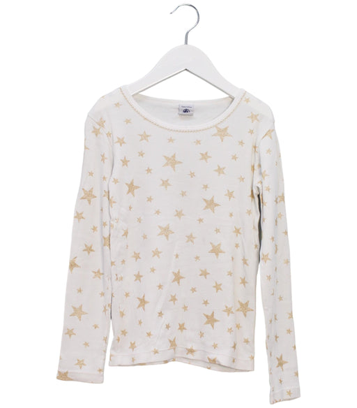 A White Separates from Petit Bateau in size 10Y for girl. (Front View)