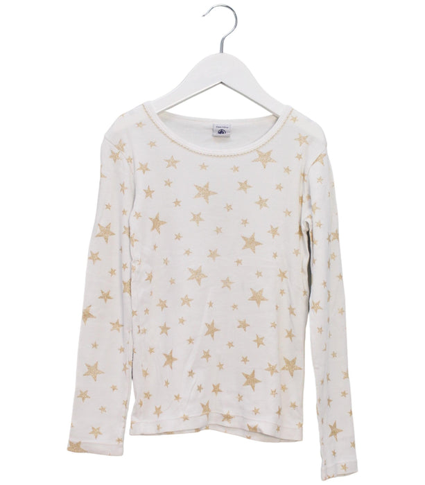 A White Separates from Petit Bateau in size 10Y for girl. (Front View)