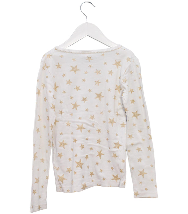 A White Separates from Petit Bateau in size 10Y for girl. (Back View)