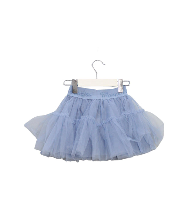 A Blue Tulle Skirts from Monnalisa in size 2T for girl. (Back View)