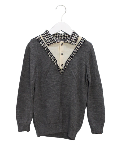 A Grey Knit Sweaters from Nicholas & Bears in size 8Y for boy. (Front View)