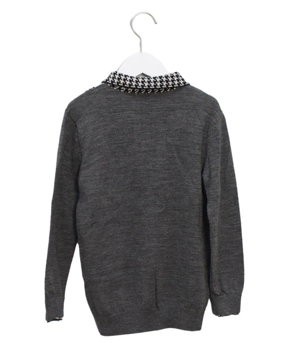 A Grey Knit Sweaters from Nicholas & Bears in size 8Y for boy. (Back View)