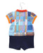 A Multicolour Short Sleeve Rompers from Kingkow in size 0-3M for boy. (Back View)