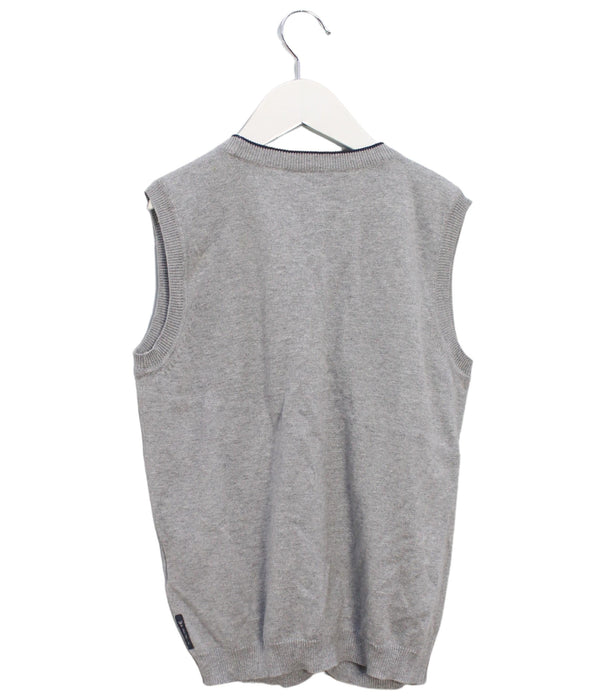 A Grey Sweater Vests from Armani in size 12Y for boy. (Back View)